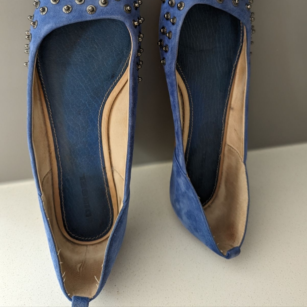 Diesel Atomic Blondie Flats 💙 - Picture 3 of 7